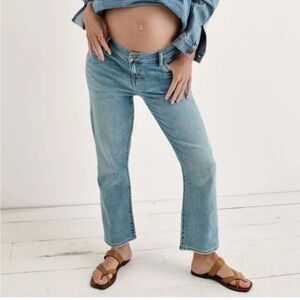 Hatch The Crop Maternity Jean in Light Wash 25